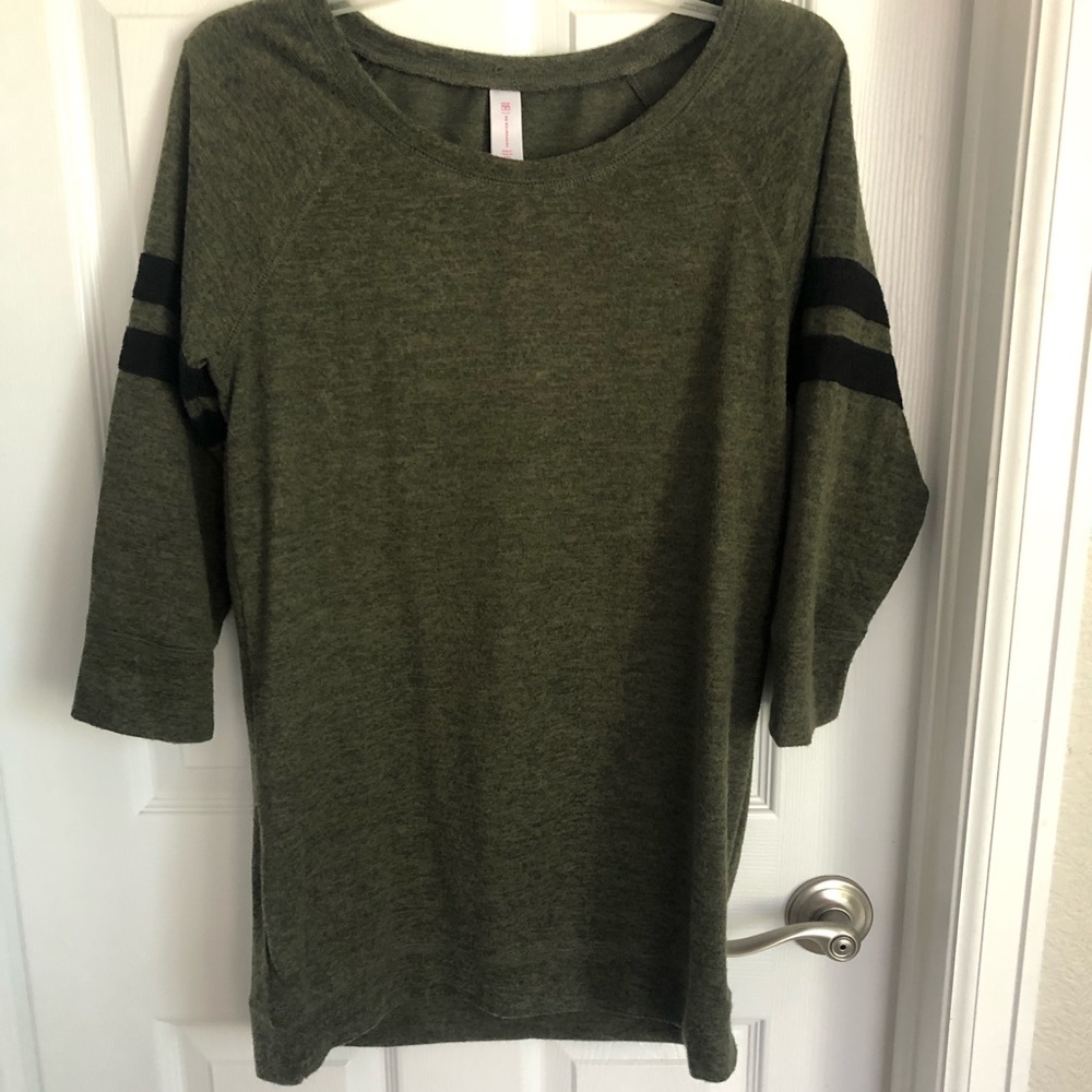 Army green sweater